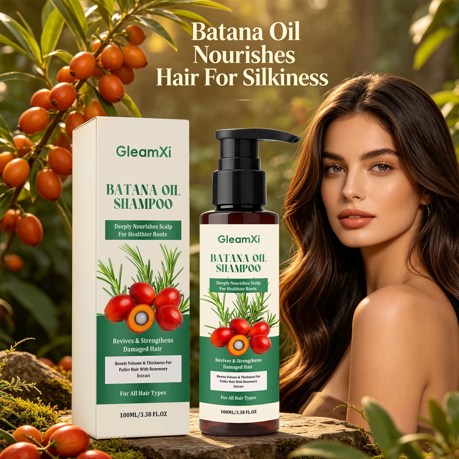 Gleamxi Batana-Öl-Shampoo mit Rosmarin für trockenes Haar - Bild 3