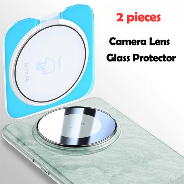 2er-Set HD gehärtetes Glas Kamera-Objektivschutz für Honor Magic8 Pro, Magic7 Pro/Lite, Magic6 Pro, Magic V5, V3, 6, 7, 8 Pro in Transparent - Bild 1