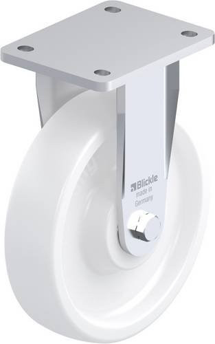 Blickle Bockrolle BO-SPO 201K in Weiß, Rad-Durchmesser: 200 mm, Tragfähigkeit: 1000 kg - Bild 1