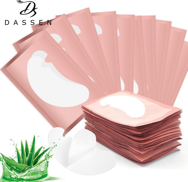 DS DASSEN Hydrogel-Augenpads für Wimpernverlängerung, 100/500 Paar, Unisex - Bild 1