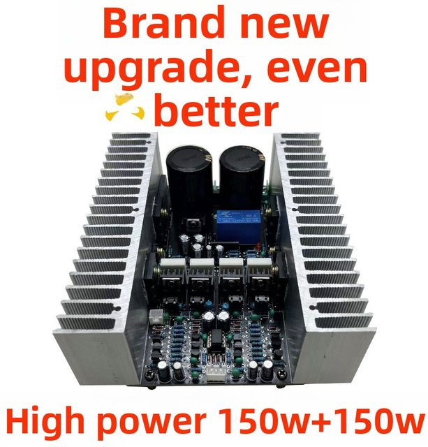 Dongzhi HiFi 5200 Dual-Channel Pure Post-Verstärker Platine mit ON-Halbleitertransistoren in Silber - Bild 1