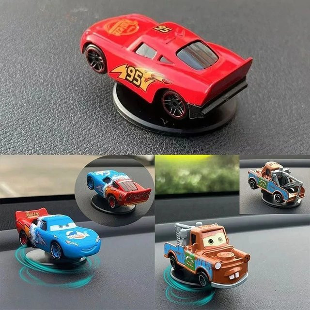 Hasbro Cartoon DSN Cars 3 Lightning McQueen Drift Rotations-Dekoration - Bild 1
