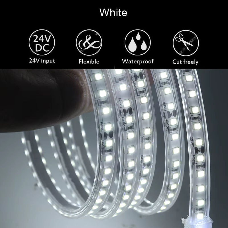 XUNATA LED-Streifen wasserdicht IP67 in Naturweiß Warmweiß 4000 K mit 120 LEDs/m - Bild 5