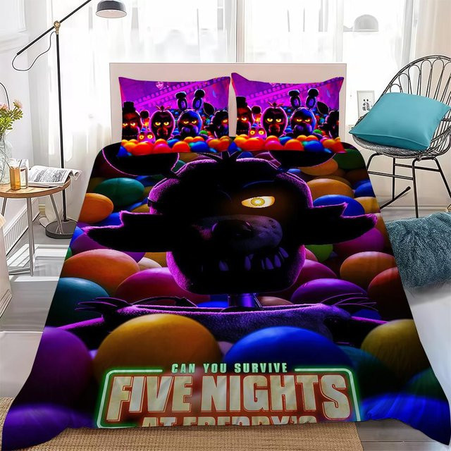 Home Style Bettwäsche-Set Five Nights At Freddys, 3-teiliges Set aus Microfaser, Multicolor, B/H: 180 x 210 cm - Bild 1