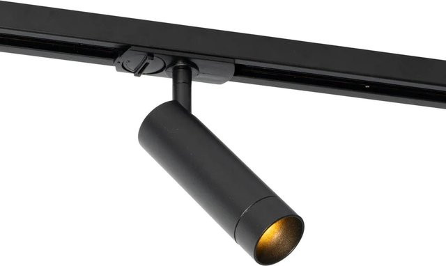 QAZQA Moderner Strahler Iconic Jeana Luxe in Schwarz für 1-phasiges 35 mm Schienensystem, dimmbar, GU10 - Bild 1