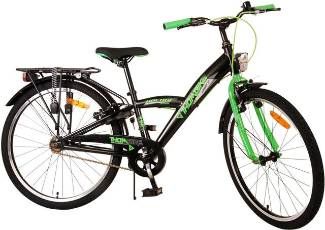 TPFSports Thombike Kinderfahrrad, 24 Zoll, Grün, 2 Handbremsen - Bild 1