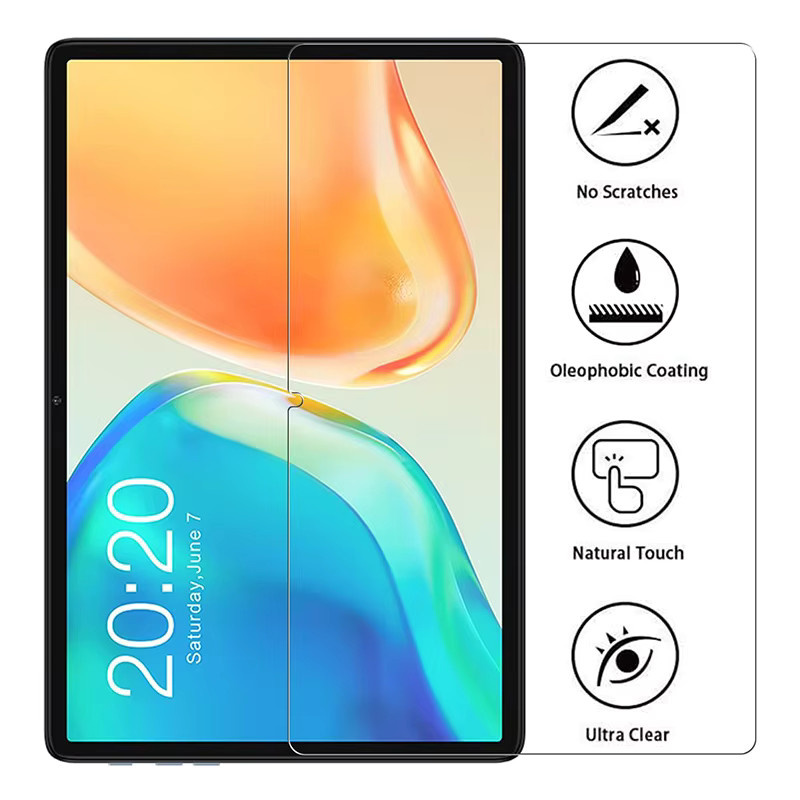 Teclast M40 Plus Displayschutzfolie aus gehärtetem Glas, 10,1 Zoll, HD Clear, transparent - Bild 2
