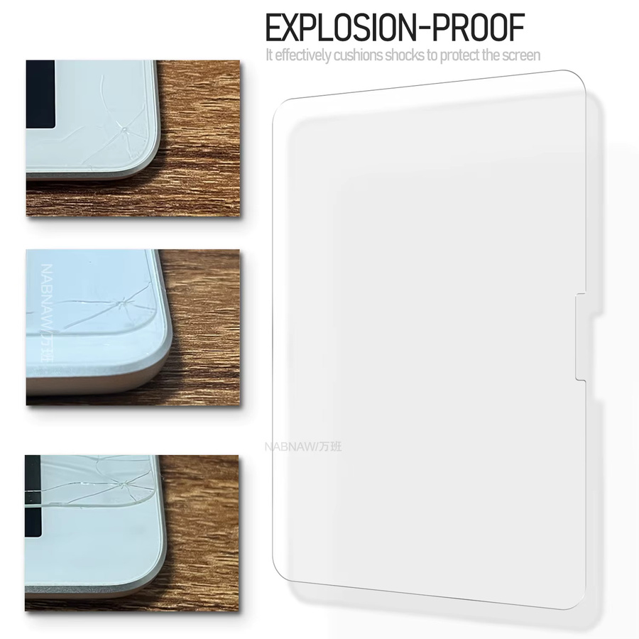 NABNAW Full HD Panzerglasfolie Displayschutz transparent für iPad Pro, iPad Air und iPad Mini - Bild 2