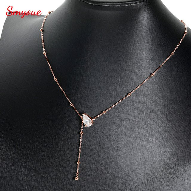 Smyoue Halskette, Moissanit, 925 Silber, Damen - Bild 1