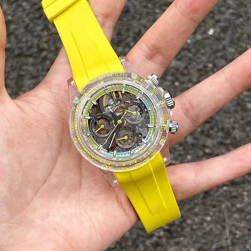 CRONUSART Chronograph, Automatik, 40 mm, Kautschuk, Herren - Bild 2