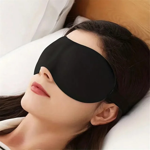 Schlafmaske mit verstellbarem Schultergurt, Unisex - Bild 1