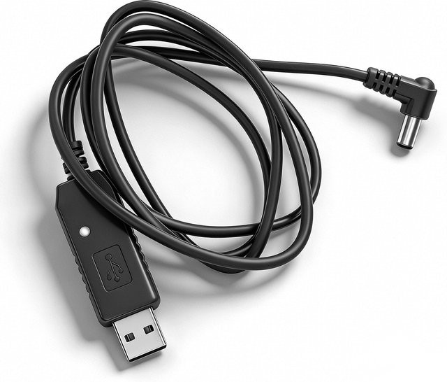 Original Baofeng USB-Ladekabel für UV-5R UV-82 UV-9R BF-F8HP Plus UV-82HP UV-5X3 in Schwarz - Bild 1