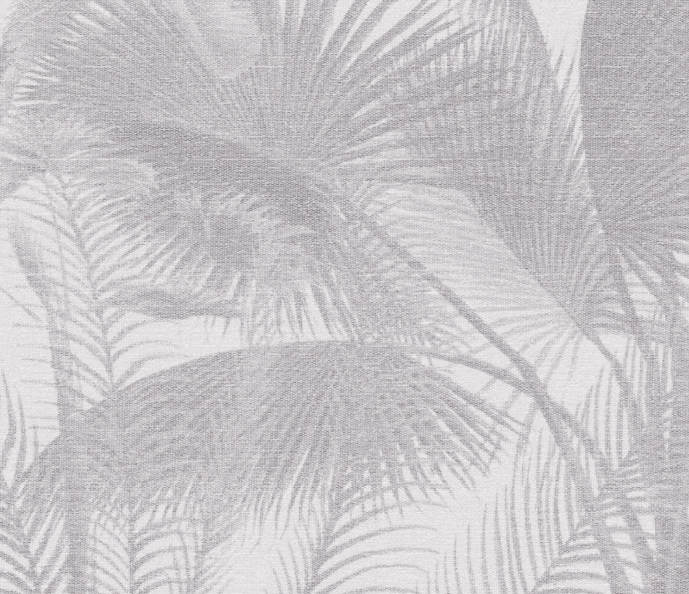 Armani Casa Mural Conrad Wandtapete in Grau mit floralem Botanical-Design aus Textil-Vlies - Bild 1