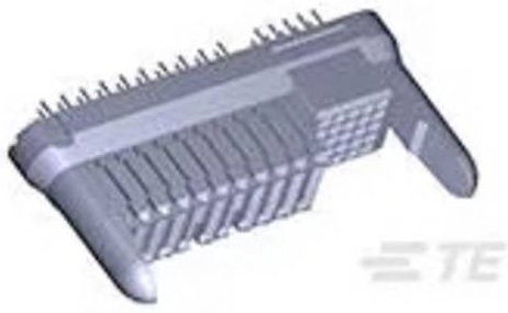 TE Connectivity Einbau-Buchsenleiste Standard 1892787-6 in Schwarz und Grau - Bild 1