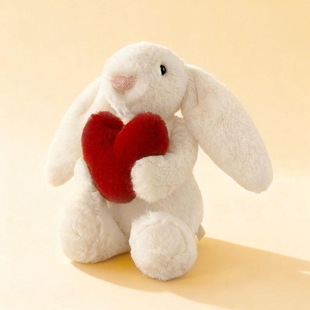 Linyi toy Langohr-Hase Plüschtier-Puppe, weiß, ab 0 Jahren - Bild 1
