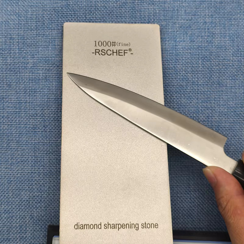 RSCHEF Diamantfolien-Schleifstein Messerschärfer in Grau für Küchenwerkzeuge - Bild 2