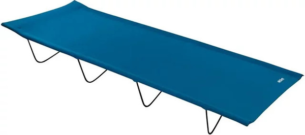 Zusammenklappbares Feldbett Aktive in Blau mit Metallrahmen