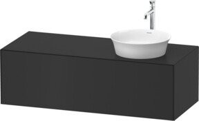 Duravit Waschtischunterschrank White Tulip in White, Breite: 130 cm, Tiefe: 55 cm, Höhe: 40,8 cm - Bild 1