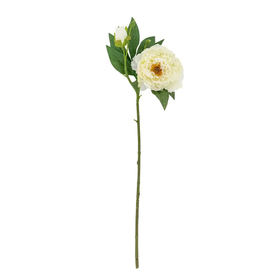 Bloomingville Kunstblume Pfingstrose in Weiß, Höhe: 62 cm - Bild 1