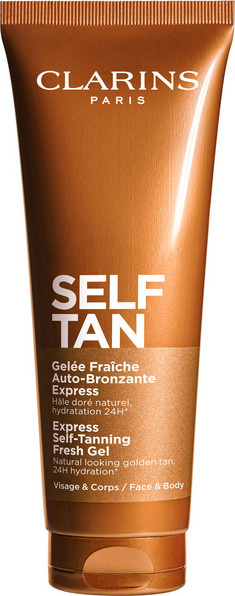 Clarins Self Tan Gelée Fraiche Auto-Bronzante Express, Aloe Vera, Unisex - Bild 1