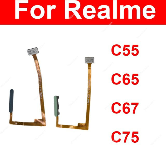 Fingerabdrucksensor-Flexkabel für Realme C55 C65 C67 C75 4G als Ersatzteil für Power-Button und Touch-Home-Sensor - Bild 1