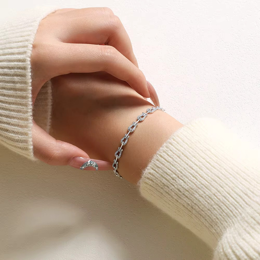 ATTAGEMS Armband, Moissanit, 925 Silber, Damen - Bild 2