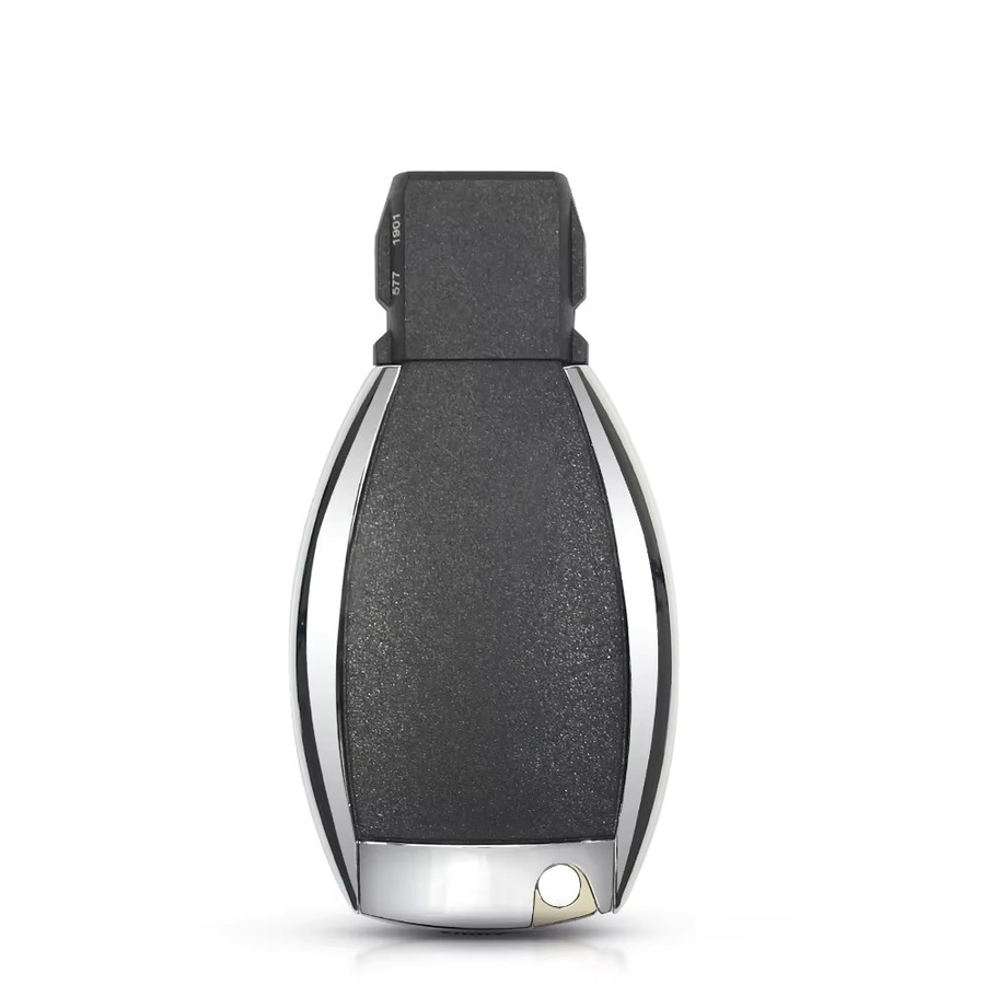 KEYYOU Keyless Entry Fernbedienung Auto Schlüssel für Mercedes Benz ab Jahr 2000, unterstützt Original NEC und BGA, Schwarz - Bild 2