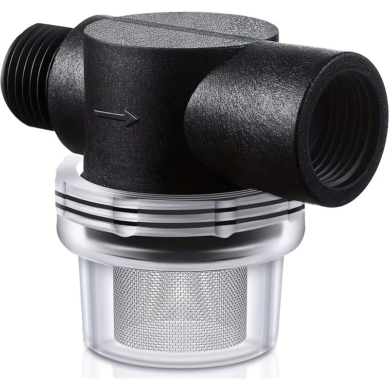 AGASHE Rotationsrohrfilter aus Edelstahl mit 60 Mesh für Wasserturm-Wasserpumpen und RV, 1/2 Zoll RO - Bild 3