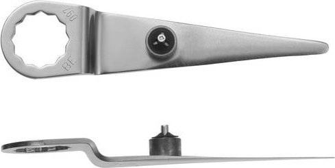 Fein Schneidmesser Gerade Form in Silber, 2er-Set, Schneidenlänge: 58 mm - Bild 1
