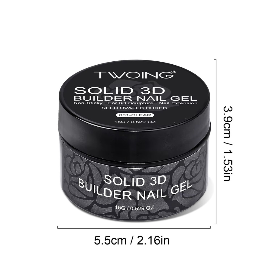 TWOING Handverlängerungsgel, Clear, 15 g, Glänzend - Bild 4