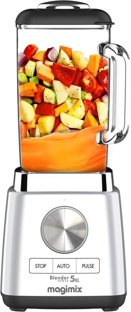Magimix Power Blender 5XL Standmixer in Silber mit Glasbehälter und Edelstahl aus Chrome Matt - Bild 1