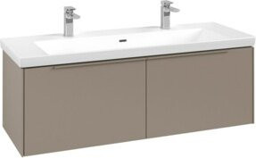 V&B Waschtischunterschrank Subway 3.0 in Tau, B/T/H: 127,2 x 42,9 x 47,8 cm - Bild 1