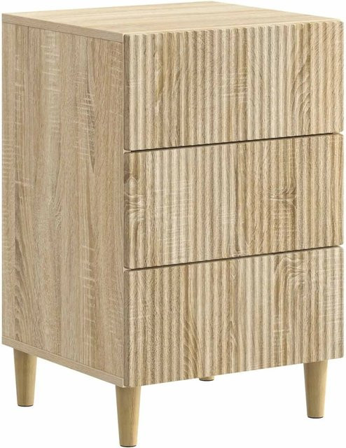 vidaXL Nachttisch aus Holzwerkstoff in Sonoma-Eiche, B/T/H: 43 x 41 x 66,5 cm - Bild 1