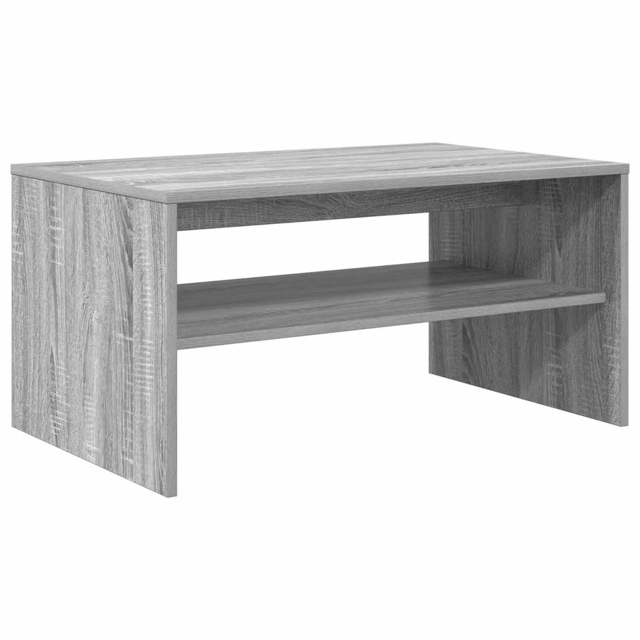 vidaXL Couchtisch modern in Grau Sonoma aus Holzwerkstoff, B/T/H: 80 x 50 x 40 cm - Bild 2