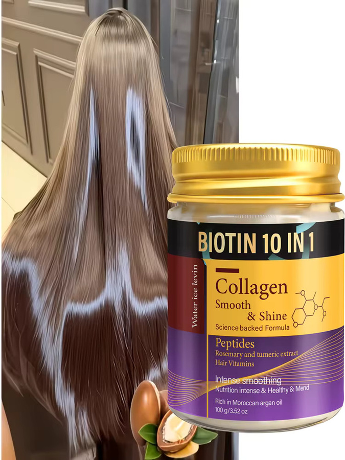 Water Ice Levin Haarpflege-Öl mit Kollagen, 100g - Bild 6