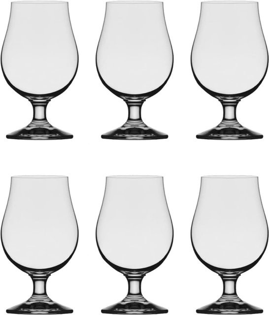 6er Set Biertulpen-Gläser Berlin, transparent, 0,3 l pro Glas, spülmaschinenfest - Bild 1