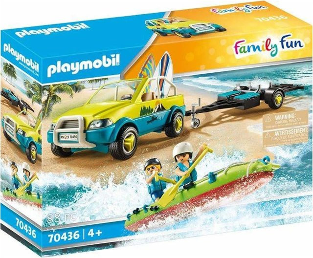 Playmobil Strandauto mit Kanuanhänger ab 4 Jahren - Bild 1