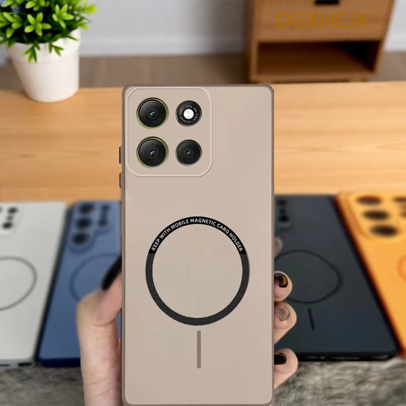 Magnetische Silikon-Handyhülle für Motorola Edge 70 und Moto G67 Power in Mehrfarben - Bild 1