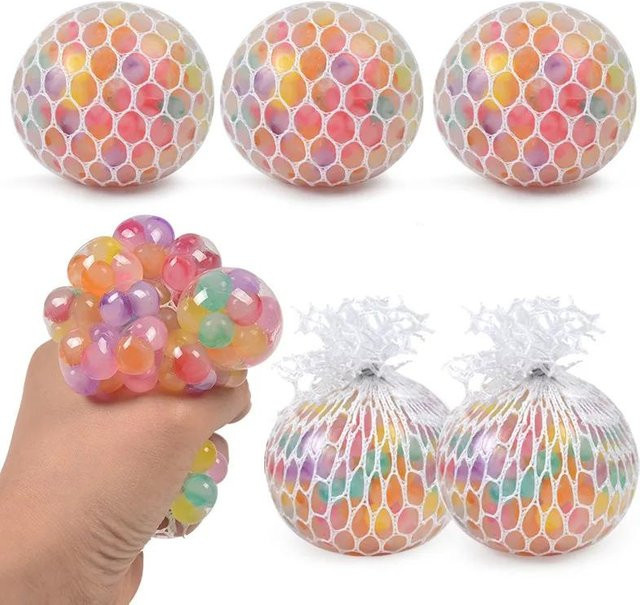 Exotische Prise Regenbogen Perle Druckreduzierung Ball, Dekompression Spielzeug, bunt - Bild 1