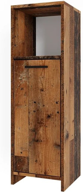 Vicco Midischrank Kiko Old Style Badschrank in Eiche Rustikal Braun, B/T/H: 30 x 30 x 95 cm - Bild 2