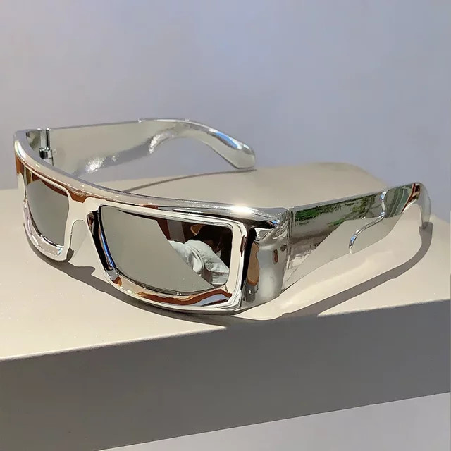 KAMMPT Sonnenbrille, Vollrand, rectangular, Metall, silver, Unisex - Bild 1