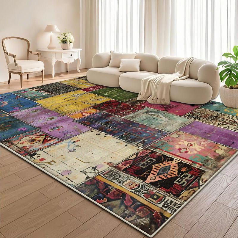 Karpetti Teppich mit geometrischem Design, modern und waschbar, Mehrfarbig, B x T: 90 x 60 cm - Bild 3