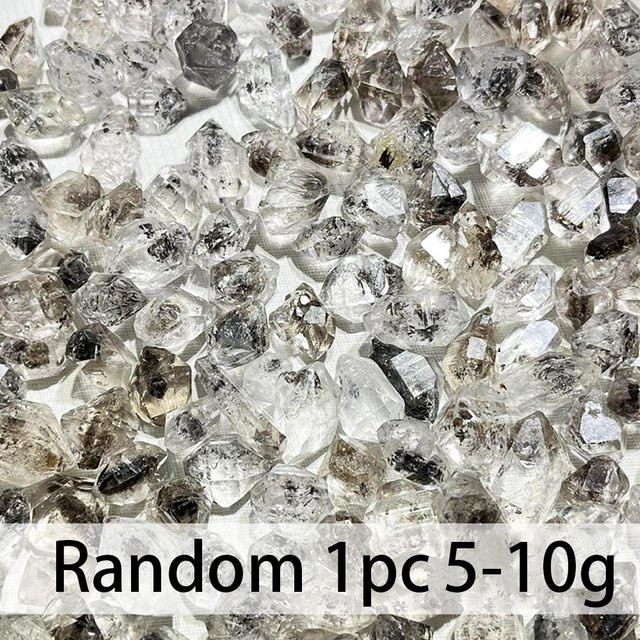 Natürlicher Herkimer-Diamant weißer Kristall als roher Stein zur Reiki-Heilung und Heimdekoration von Binchi Outdoor Product - Bild 1