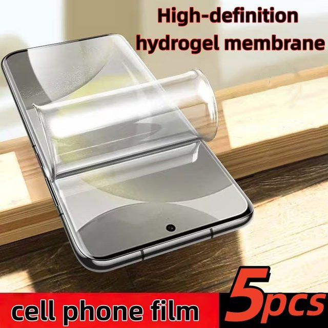 5er Pack Hydrogel-Displayschutz Folie für Samsung Galaxy S26 Ultra S26 Plus S25 FE A36 A56 5G A16 A26 A17 A55 A35 4G transparent - Bild 1