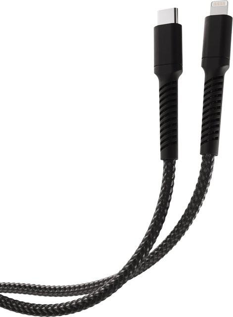 Vivanco LongLife Lightning auf USB-Type-C Daten- und Ladekabel in Schwarz - Bild 1