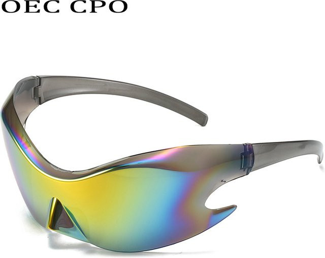 OEC CPO Sonnenbrille, randlos, Unisex, Kunststoff, Sportsonnenbrille - Bild 1