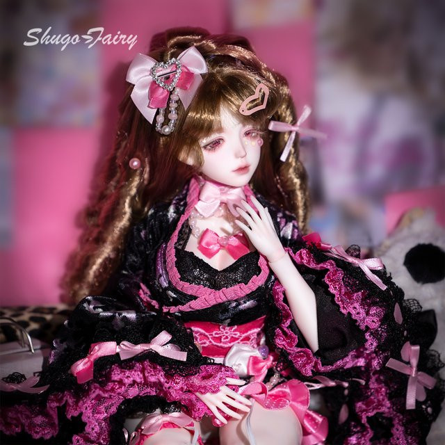 ShugaFairy BJD Puppe 1/4 Elaina Y2K Shibuya Gal Retro, Komplettset - Bild 1