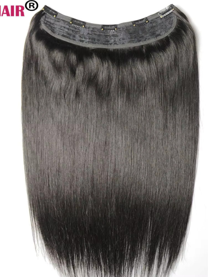 ZZHAIR Remy-Haarverlängerung, glatt, 40,6–61 cm, 100–120 g, U-Teil-Set - Bild 4
