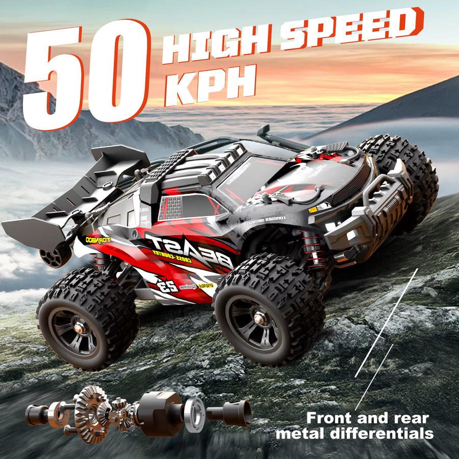 ZNLYRION SG118MAX PRO RC Offroad-Truck, 1:18, 4WD, bürstenlos, ferngesteuert, mit Metallchassis - Bild 7