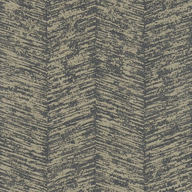 Profhome Grafik Tapete Chevron Muster in Anthrazit und Grau, moderne geometrische Vlies Tapete, Breite: 0,53 m, Länge: 10,05 m - Bild 1
